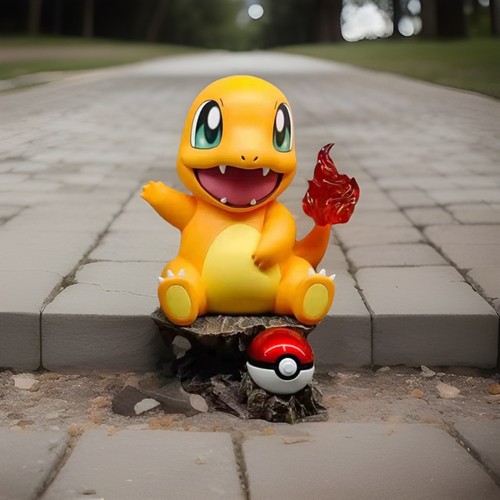 Figurine pokémon salamèche - figurine,
