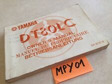 Manuel propriétaire Yamaha DT80LC DT80 LC DT 80 DTLC owner's manual éd. 83