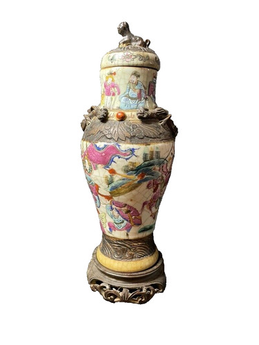 Vase couvert chine - vase,