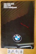BMW Série 5 E28 518i 520i 525i 528i 535i Prospectus Fr 48 pages 1/1985