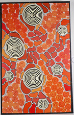 Œuvre Aborigène – "Grandmother’s Journey through Sacred Country"  Mary Napurulla