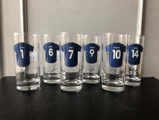 N.O.S Verres Équipe France Football Euro 2012 Maillot Ribéry Giroud Benzema Foot