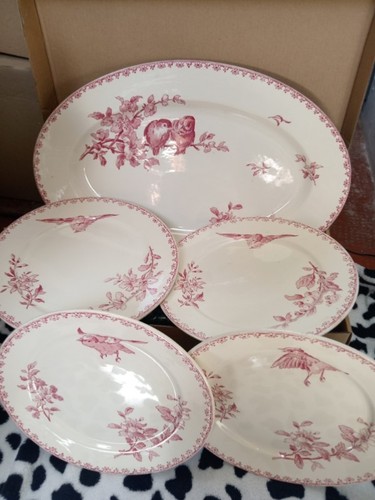 Plat oval sarreguemine modèle - plat,