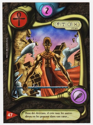 Ptah carte deus serie i - -,