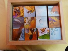 Jeu de 12 Cubes Puzzle Enfant