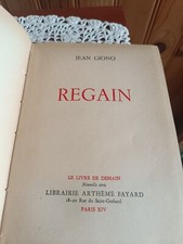 Regain de Jean Giono première