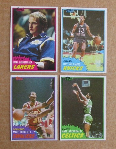 1981 topps basketball card - 1981-82,