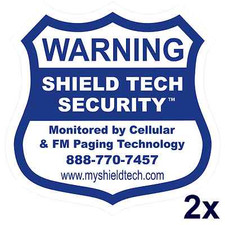 2 FRONT ADHESIVE WINDOW DECALS