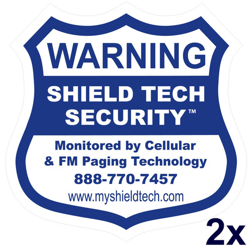 Front adhesive window decals - 2,