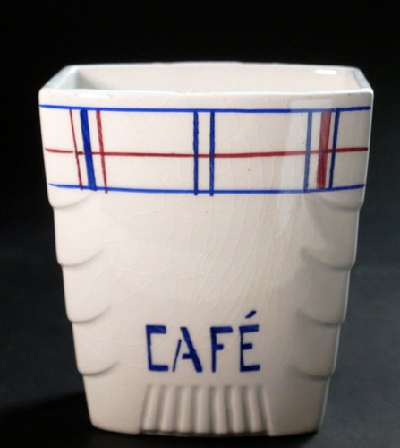 Pot café art déco - à, –