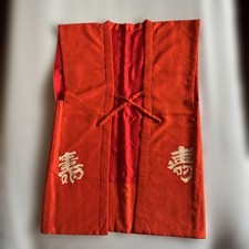 Kimono japonais soixantième naissance JOUR célébration vermillon chanchanko s...