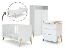 Lit bébé évolutif, commode