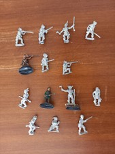 Conquest Miniatures - 14 amérindiens -  French & Indians Wars Mousquet Tomahawk