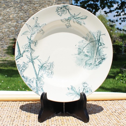 Ancienne assiette creuse cm - ancienne, 23