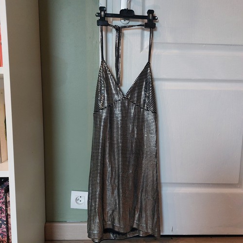 Robe mini courte bretelle - robe,