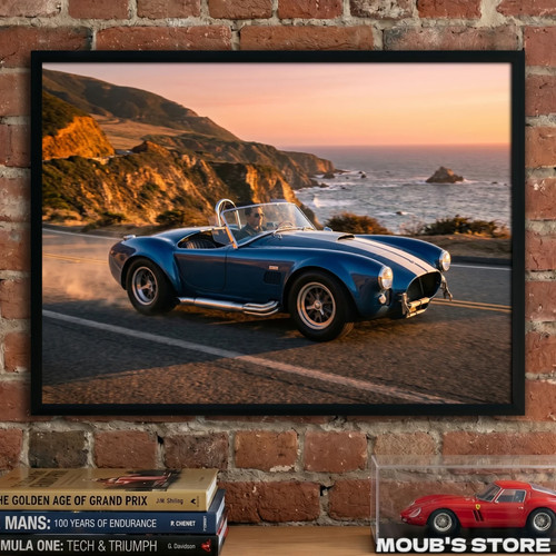 Poster affiche shelby cobra - shelby,