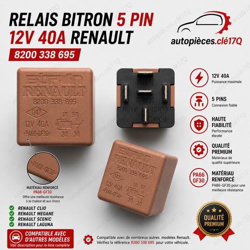 Relais bitron renault - relais,