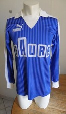 MAILLOT SHIRT FOOTBALL BASTIA 1983 1984 PUMA DOM T. 4X5 ( M ) FLOCAGES FEUTRINE