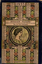 ALMANACH  HACHETTE 1933