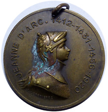 Médaille Ville de Lille Jeanne d'Arc 1920 par Corbierre