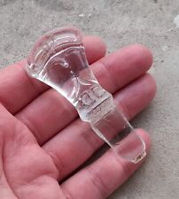 Bouchon de flacon à parfum ancien ART DECO déb. XX siècle Russie Tsariste Verre