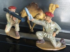 STARLUX  SOLDATS , JOUET ancien, 2 PARACHUTISTES, figurine collection 3