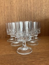 6 VERRES A PIED CRISTAL