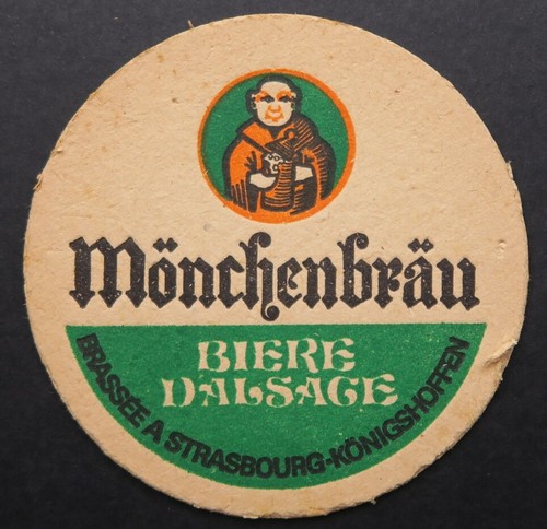 Ancien sous bock - bière, meuse