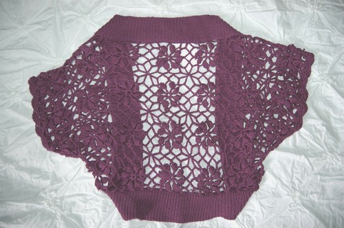 Cropped cache épaule crochet - cache,