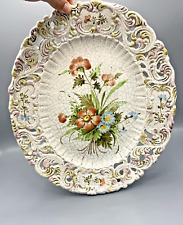 Grand plat ancien faience