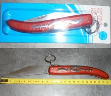 NEUF 24cm 1 GRAND COUTEAU DE POCHE PLIANT A PALME CRAN STYLE OKAPI SANS MARQUE