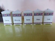 SERIE DE 5 POTS A EPICES