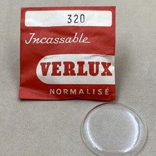 Verre de montre neuf Verlux incassable normalisé Nombreuses dimensions dispo
