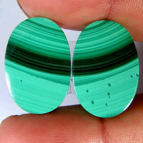 Paire cabochon ovale - paire, de