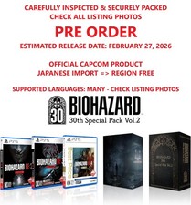 Resident Evil 2 3 4 Collector Edition 30th Special Pack Vol. 2 PS5 JP PRESALE