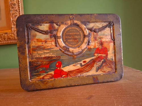 Boite tole litho - tole,