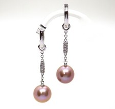 Boucles pendentifs blanc - en, or