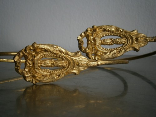 Paire embrasses rideaux - rideaux, bronze