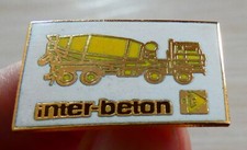 BEAU PIN'S VINTAGE TRANSPORT BATIMENT INTER BETON CAMION TOUPIE  EGF