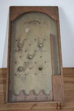 Ancien Petit Flipper De Table En Bois Début XX ème Jeu Bistrot 