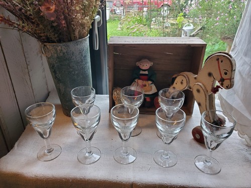 Anciens verres bistrot - anciens,
