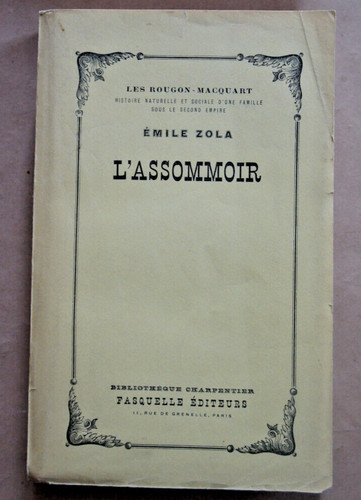 Assomoir emile zola - /,