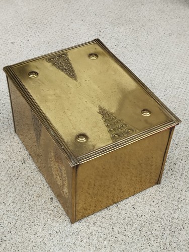 Coffret laiton art nouveau - coffret,