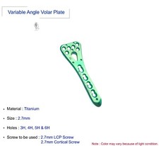 Plaque Volar En Titane À