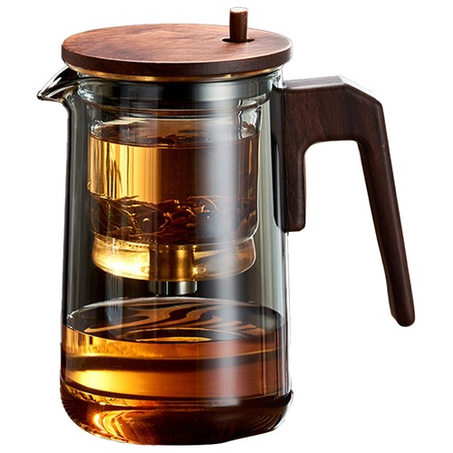 Théière verre avec manche - en,