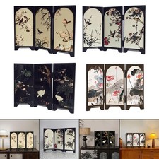 Mini paravent 3 panneaux, décoration orientale, idéal pour le salon, le