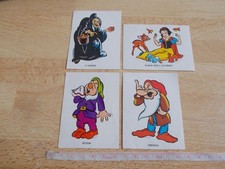 4 autocollants BLANCHE NEIGE