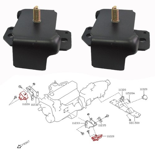 Supports moteur avant - , pour