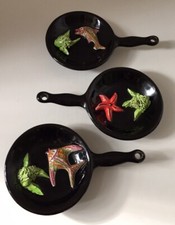 Assiettes cassolettes poissons