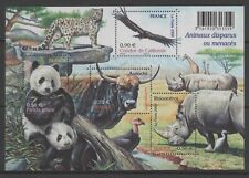 France - Bloc feuillet BF 128 "Animaux disparus ou menacés" 2009